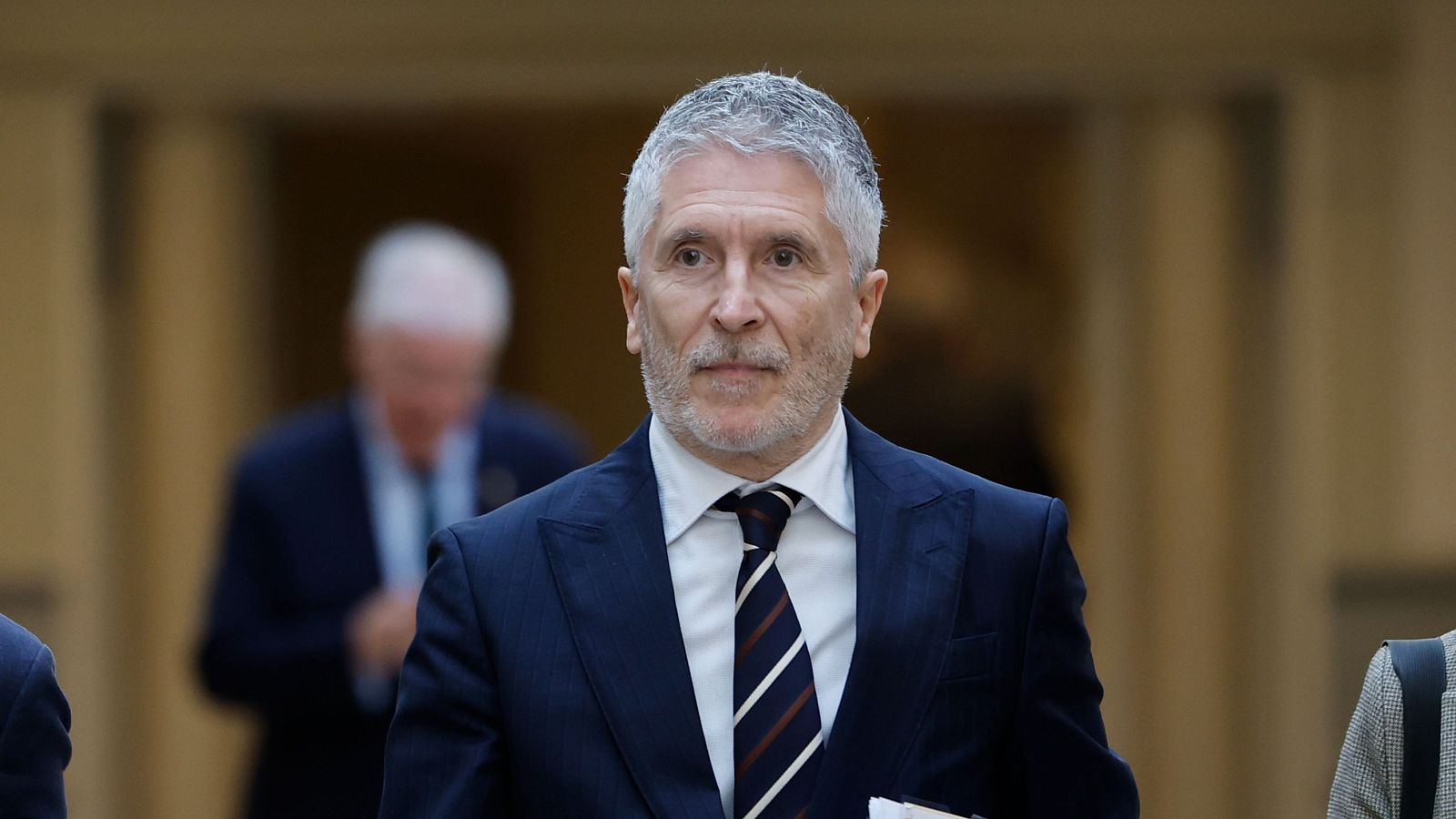 Marlaska "no sabía" de la acusación al director de la Policía y cesa a otro comisario por supuestas coacciones a la víctima - Telediario 1 | Ver