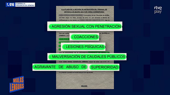 Malas lenguas - Los detalles de la querella de la presunta víctima de acoso sexual al ex-DAO de la Policía