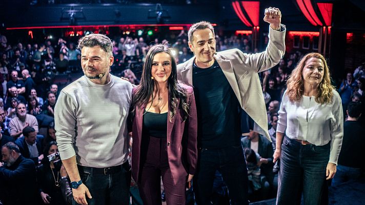 Telediario 1 - Rufián y Delgado abren el debate en la izquierda: "Ciencia, método y orden para ganar provincia a provincia a Vox"