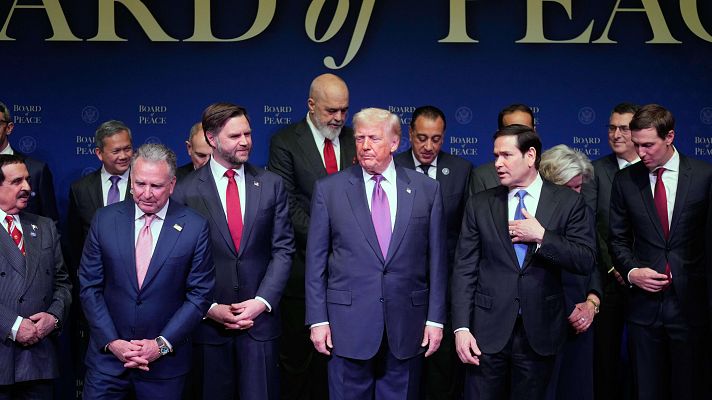 Telediario 1 - Primera reunión de la Junta de Paz de Trump