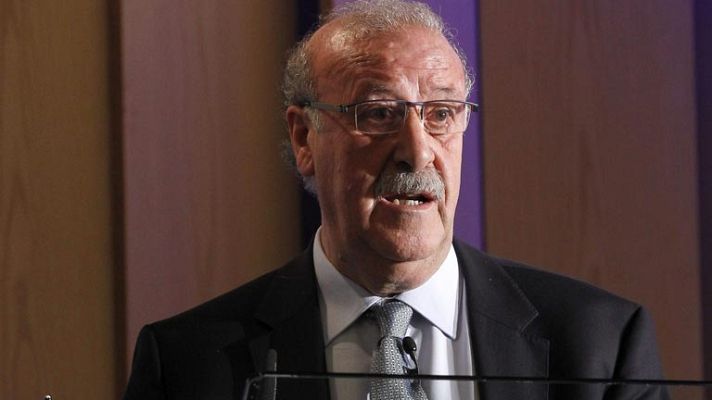 Telediario 1 - Del Bosque: "No me imagino un España - Cataluña"