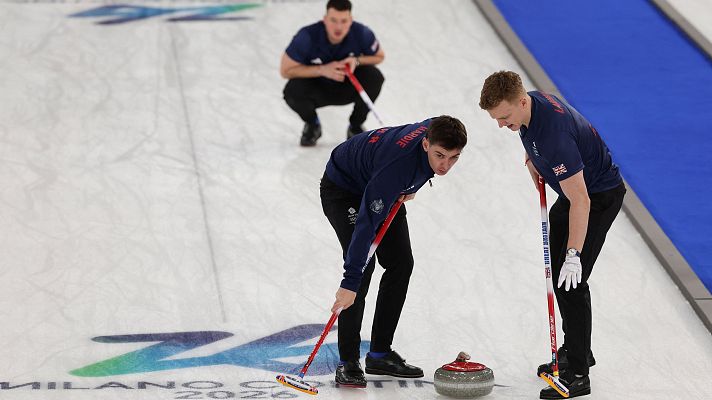 Curling JJOO Milano Cortina 2026 - Semifinal masculina: Gran Bretaña - Suiza