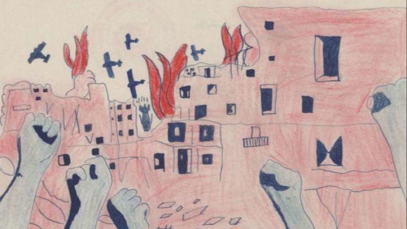 La mirada infantil sobre la Guerra Civil refleja el horror en 'Dibujos para una guerra 1936-1939'