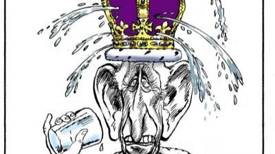 El príncipe Andrés protagonista de la tira de Gallego & Rey