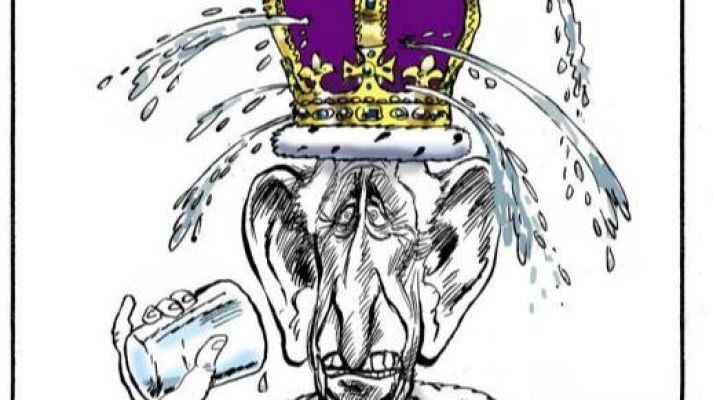 Directo al grano - El príncipe Andrés protagonista de la tira de Gallego & Rey