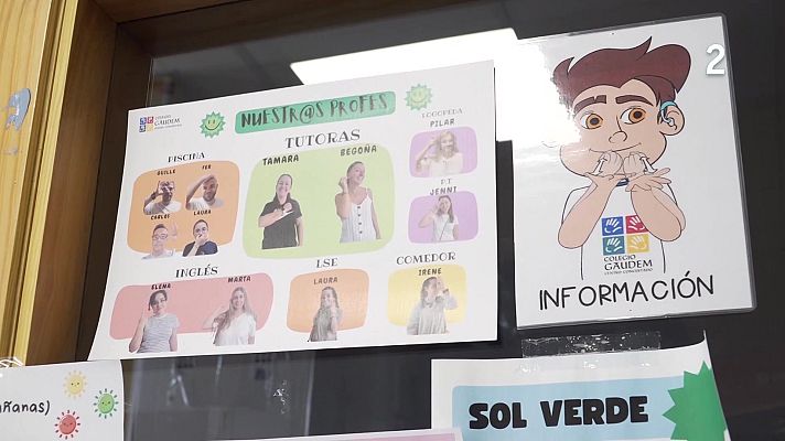 En lengua de signos - Visita a los centros educativos Gaudem y Ponce de León