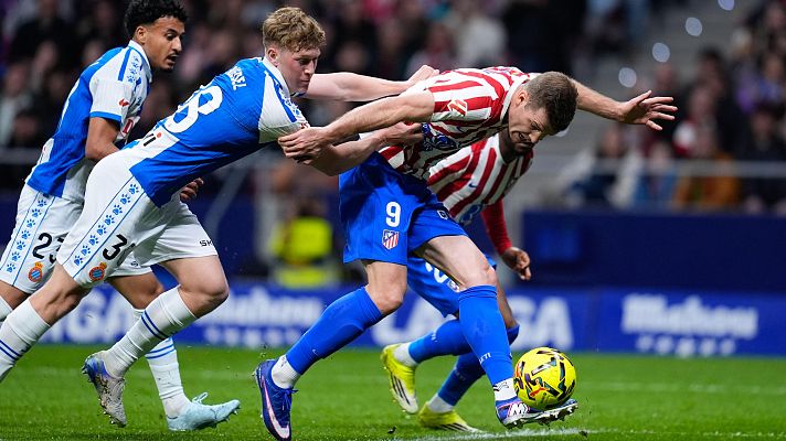 Resúmenes de LaLiga - Atlético de Madrid - Espanyol: resumen del partido de la 25ª jornada de Liga | Primera