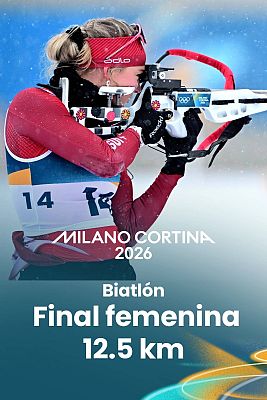 Biatlón: Final femenina 12.5 km