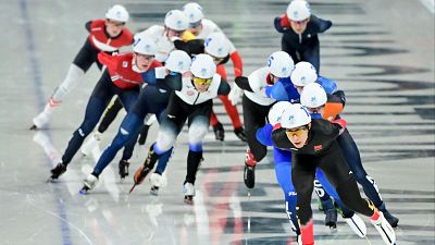 Patinaje de velocidad: Salida masiva