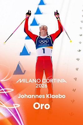 Hist�rico sexto oro ol�mpico de Johannes Klaebo en Milano Cortina 2026 tras ganar la prueba de 50km