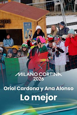 Oriol Cardona y Ana Alonso dan a Espa�a el bronce en relevo mixto de esqu� de monta�a en Milano Cortina 2026
