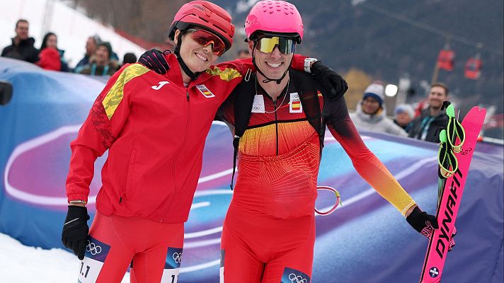 Esquí de Montaña JJOO Milano Cortina 2026 - Ana Alonso y Oriol Cardona, a TVE tras ganar el bronce en relevos: "Íbamos a por el oro, pero tenemos que celebrarlo"