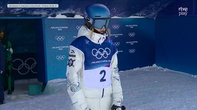 Eileen Gu se viste de oro en el halfpipe