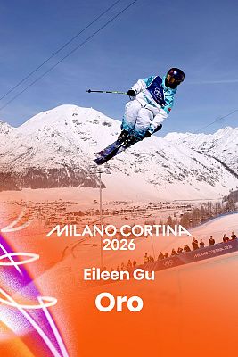 Eileen Gu se viste de oro en el halfpipe