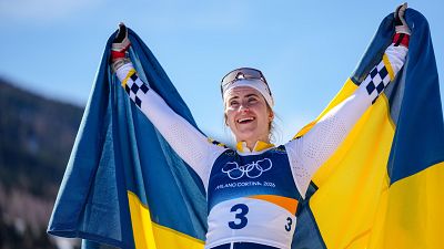 Ebba Andersson, primera campeona ol�mpica de 50km. femenino - Esqu� de Fondo JJOO Milano Cortina 2026 | Ver