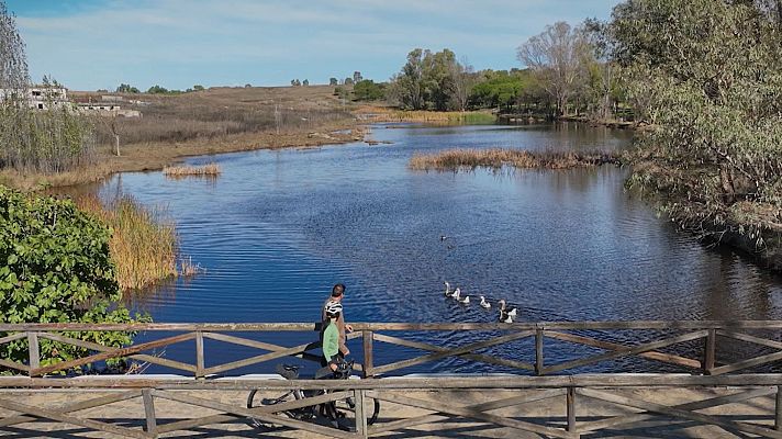 Un país en bicicleta. Diario de una ciclista - Badajoz en bicicleta La Vía Verde de La Jayona