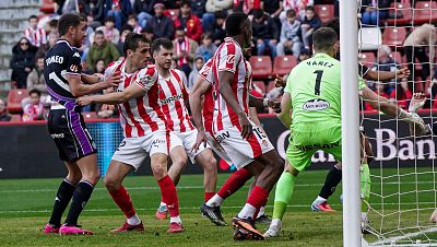 Real Sporting - Real Valladolid: resumen del partido de la 27ª jornada de Liga | Segunda