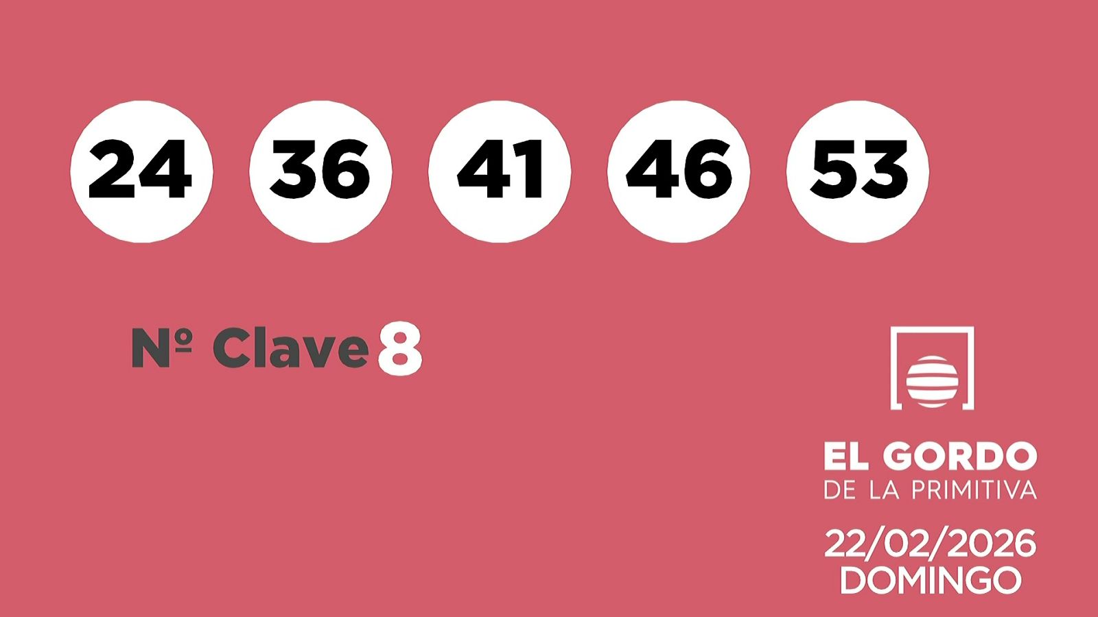 Sorteo de la Lotería Gordo de la Primitiva del 22/02/2026 - Ver ahora