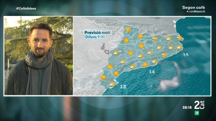 El temps - Dilluns de sol, núvols prims, fred matinal i bonança primaveral al migdia