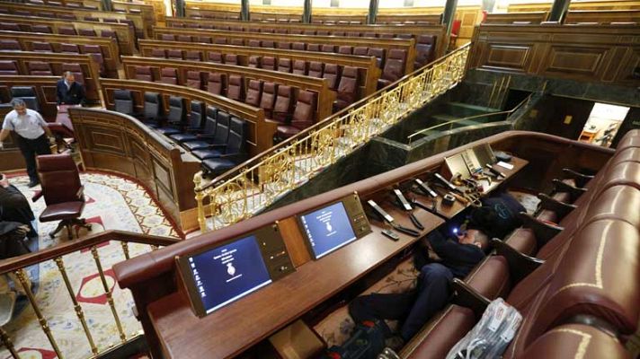 Telediario 1 - Primer debate de la nación de Rajoy