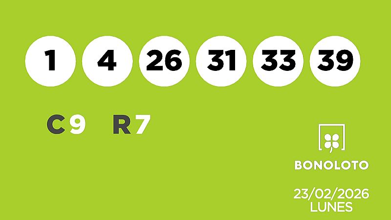 Sorteo de la Loter�a Bonoloto del 23/02/2026 - Ver ahora