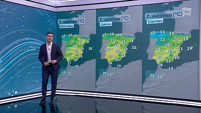 Temperaturas máximas en ascenso prácticamente generalizado en la Península y Baleares