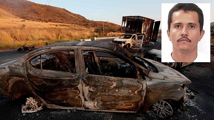 Telediario 2 - México va retomando la normalidad tras la caída de 'El Mencho', el narco más buscado del país