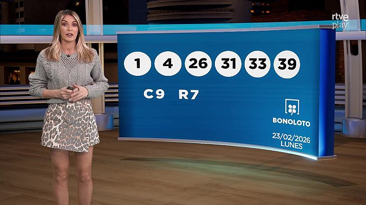 Loterías - Sorteo de la Bonoloto y Primitiva del 23/02/2026