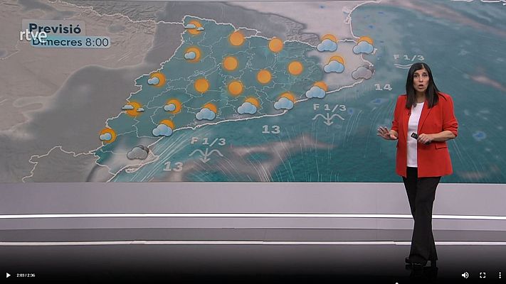 El temps - Dualitats de l'anticicló: sol i boira costanera, fred matinal i bonança a migdia