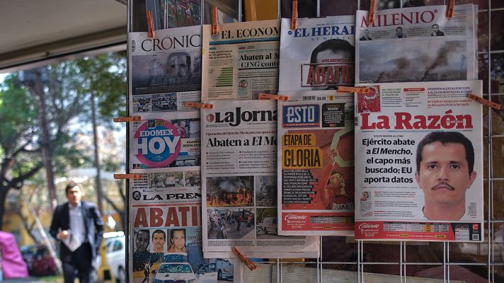 Telediario 1 - La muerte de El Mencho puede desatar la guerra entre los narcos en Jalisco