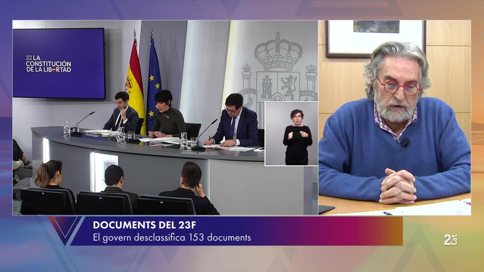 Antonio Rubio: "No vull un aperitiu del 23-F, vull una Llei de Secrets Oficials contra un Estat sense memòria"