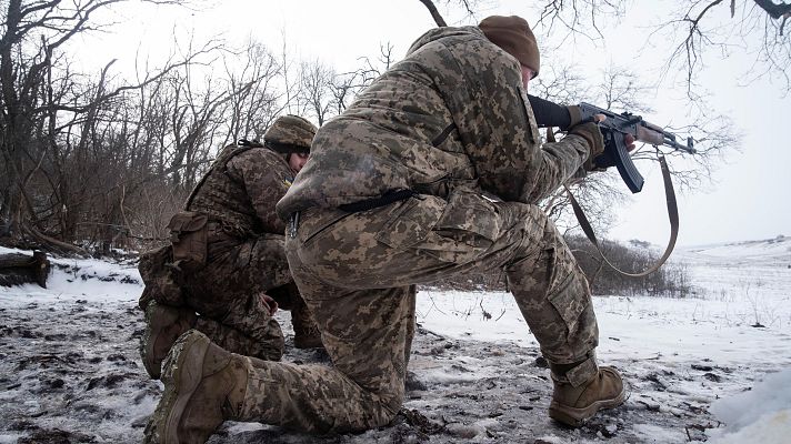Telediario 2 - De la 'operación relámpago' ansiada por Putin a guerra de desgaste cuatro años después
