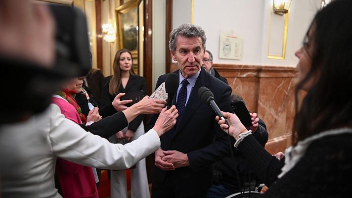 Telediario 2 - Feijóo puntualiza que el documento del PP para negociar los gobiernos regionales no iba para Vox