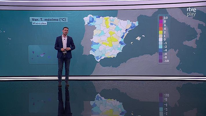 El tiempo - Temperaturas máximas en ascenso en el tercio este, la meseta norte, Baleares y el Cantábrico