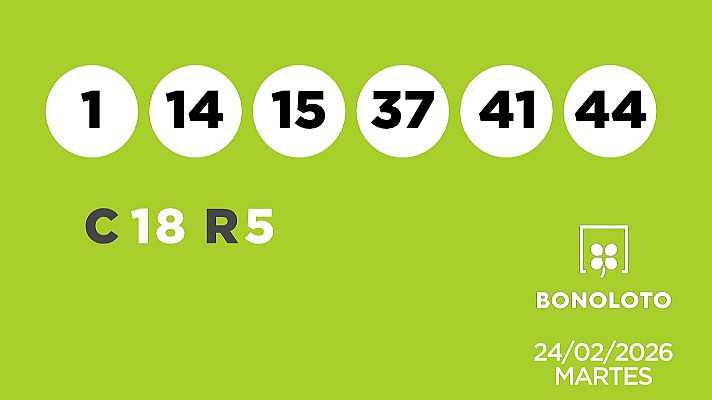 SELAE - Sorteo de la Lotería Bonoloto y Euromillones del 24/02/2026