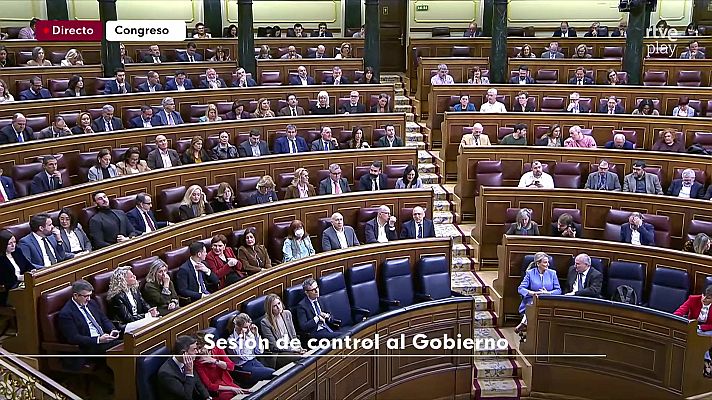 Especiales informativos - Sesión de control al Gobierno