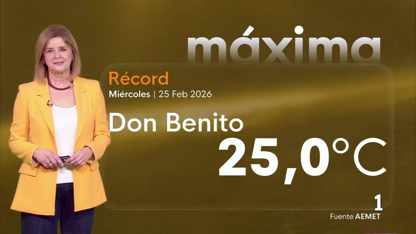 El tiempo en Extremadura - 25/02/2026 | Ver