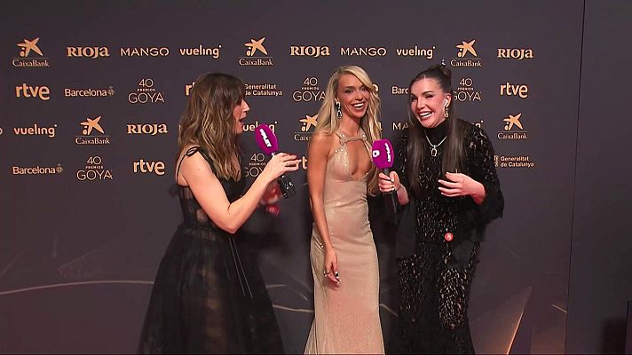 La noche de los Goya con... - Los mejores momentos de la alfombra roja con Inés Hernand, Núria Marín y Marina Rivers