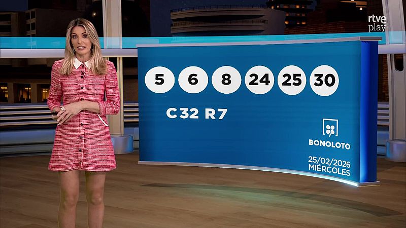 Sorteo de la Bonoloto: 25/02/2026 - Loterías | Ver