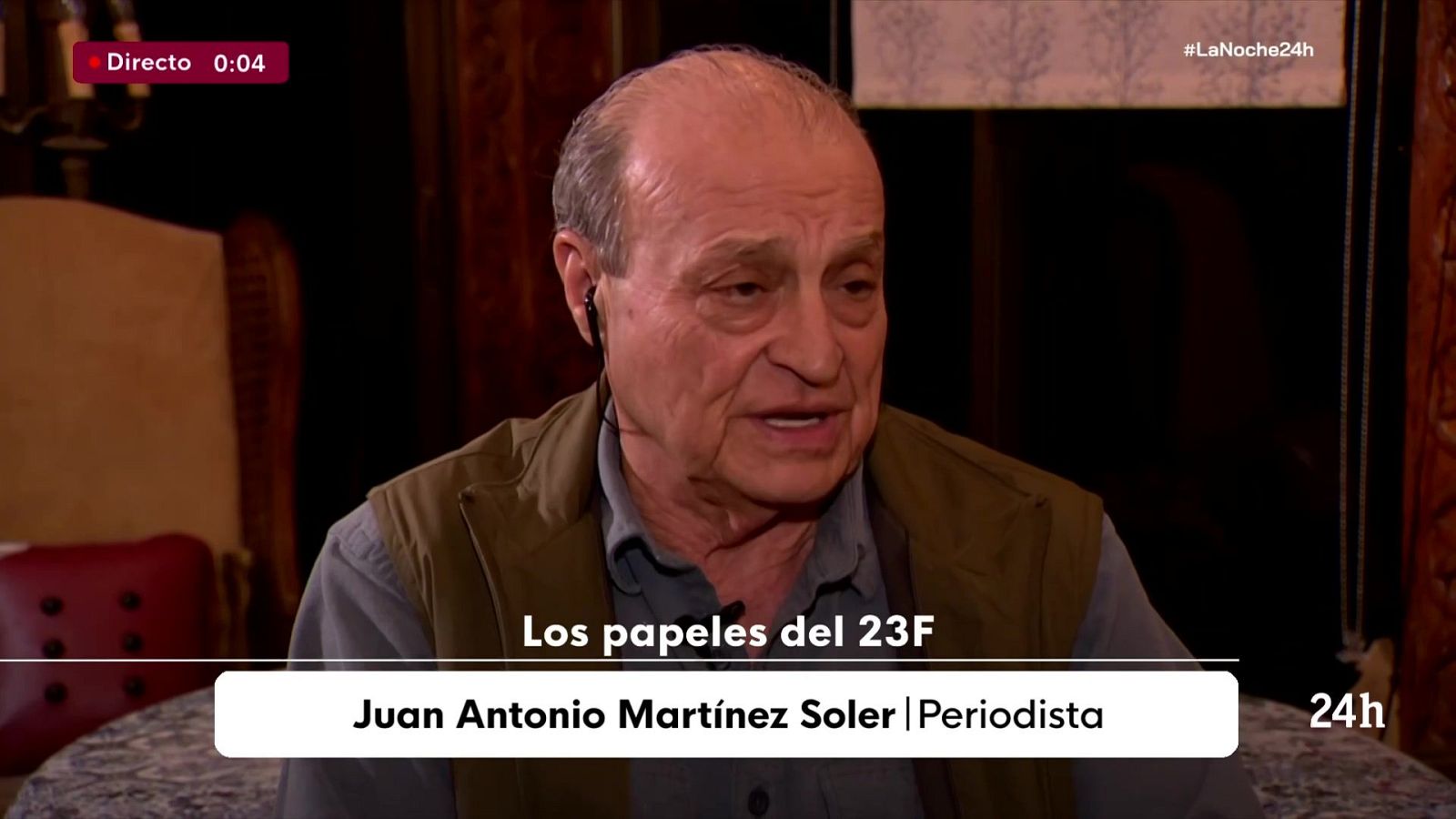 José Antonio Martínez Soler, ex redactor jefe de 'El País': "Muchos militares estaban a verlas venir" - La noche en 24h | Ver