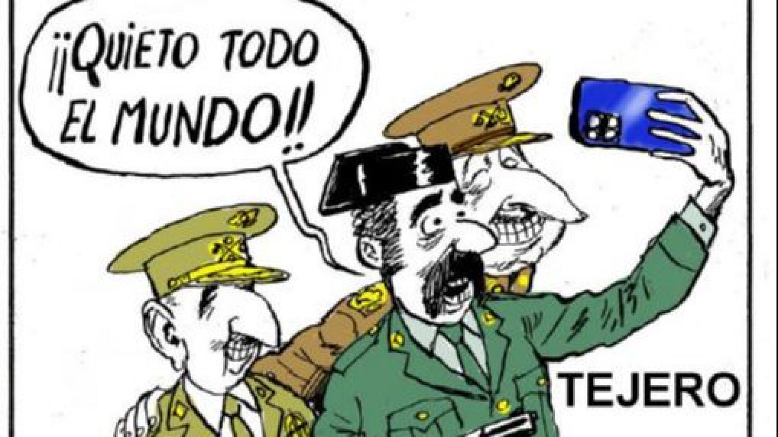 Primo de Rivera, Franco y Tejero, protagonistas de la nueva tira de Gallego & Rey - Directo al grano | Ver