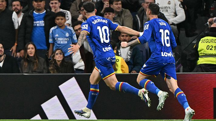 El Getafe asalta el Santiago Bernab�u y aleja al Real Madrid del liderato de la Liga