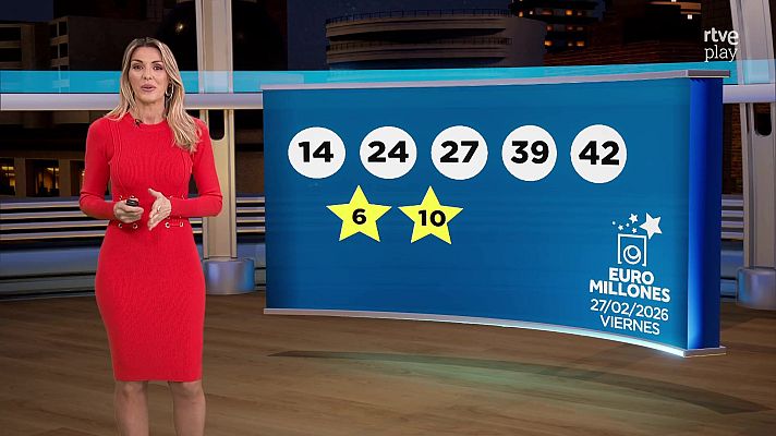 Loterías - Sorteo de la Bonoloto y Euromillones del 27/02/2026