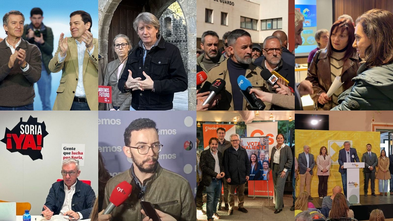 Primer fin de semana de campaña electoral en Castilla y León | Ver