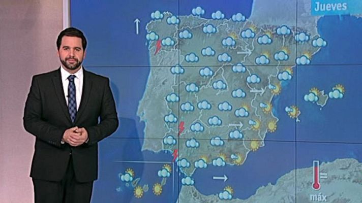 El tiempo - Lluvias generalizadas antes de que lleguen el frío y la nieve el fin de semana