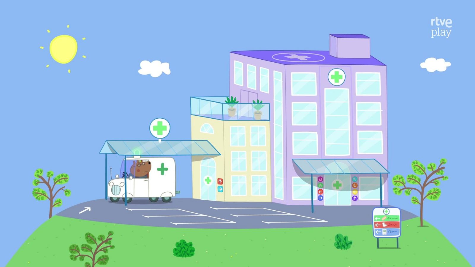 Peppa Pig - Fiesta de pijamas en el hospital - Peppa Pig | Ver