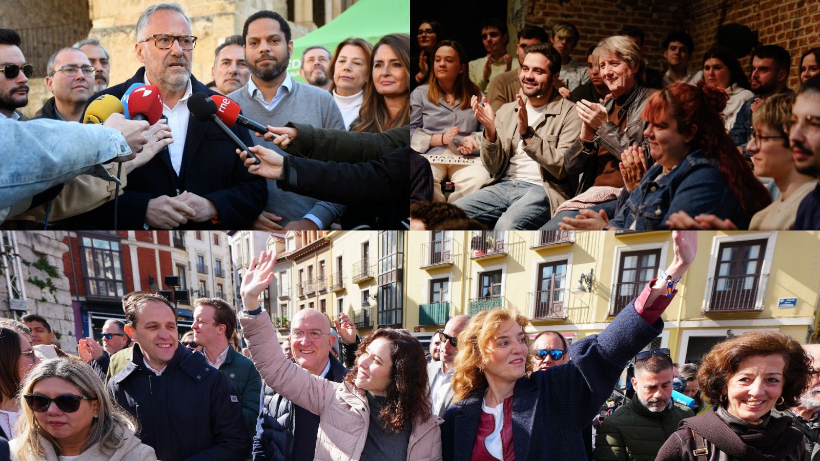 Elecciones Castilla y León 2026 | Dirigentes nacionales arropan a sus candidatos | Ver