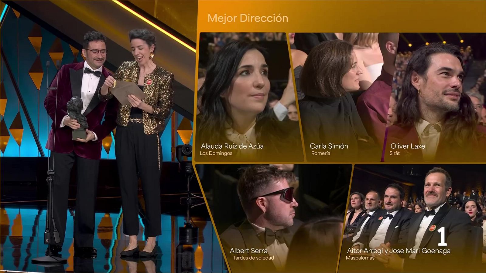 'Los domingos' arrasa als Goya amb cinc estatuetes
