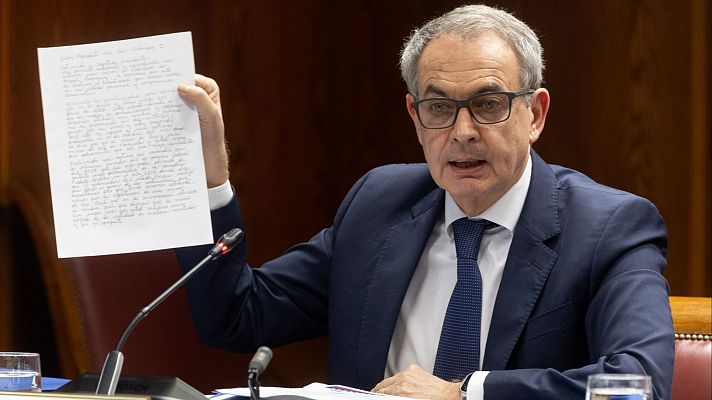 La hora de La 1 - Zapatero, en la comisión Koldo: "Jamás me reuní con Ábalos para hablar de Plus Ultra"