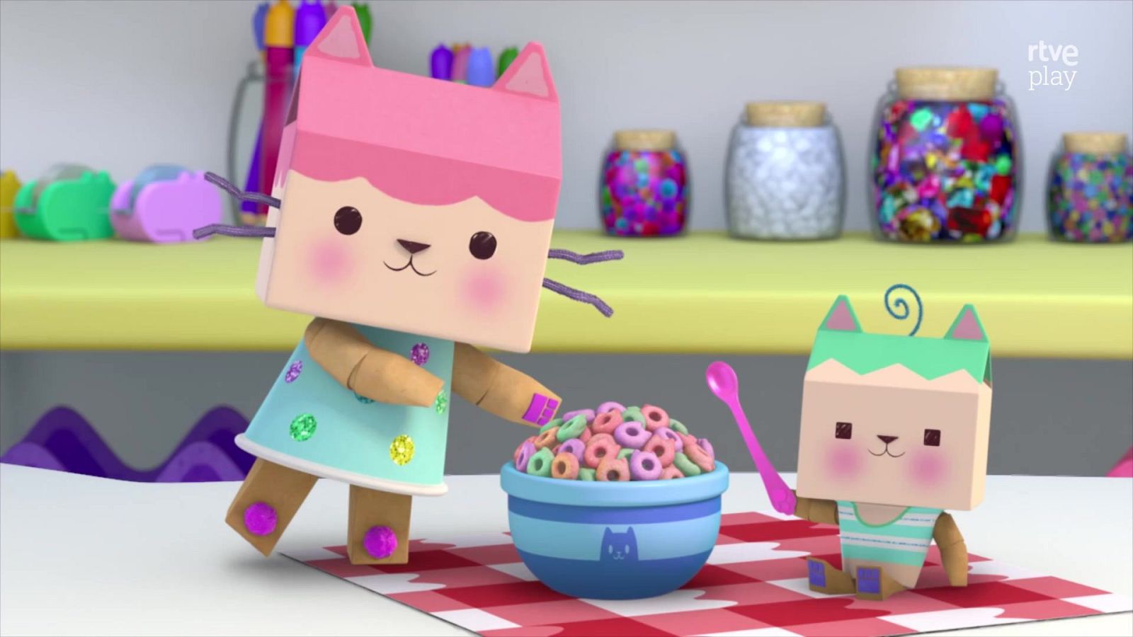 La casa de muñecas de Gabby - La aventura manualidosa de Bebé Box - La casa de muñecas de Gabby | Ver